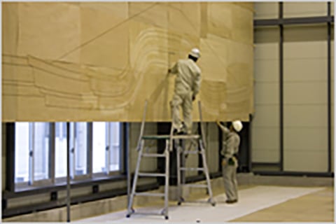 2009年11月撮影 工事見学コーナーと木材加工場の公開の画像