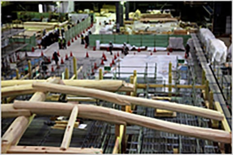 2012年8月~11月撮影 本丸御殿復元工事現場見学会の画像